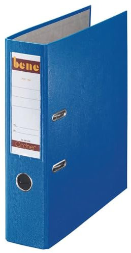Im Sparpack: 20 bene Ordner No1 POWER farbsortiert (je 4 St. blau, grün, rot, schwarz, weiß) 8,0 cm breit