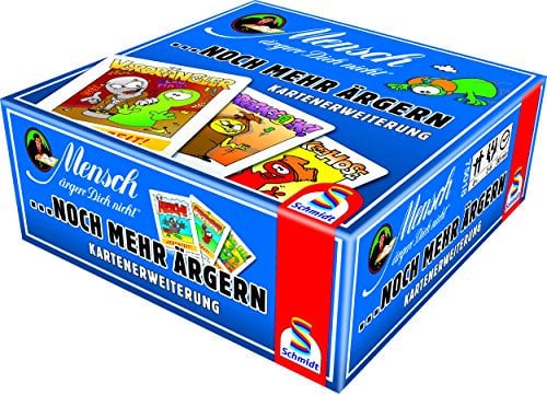 Schmidt Spiele Mensch ärgere Dich nicht, …noch mehr ärgern, Kartenerweiterung BLAU