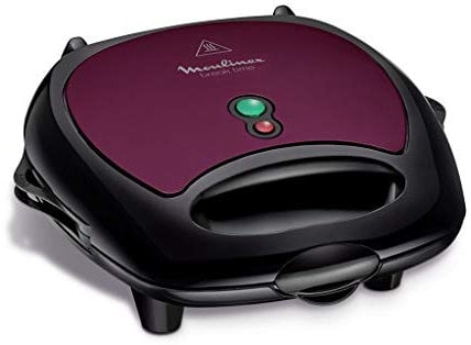 Moulinex - sj615612 - Croque-gaufre 2 plaques 700w noir break time