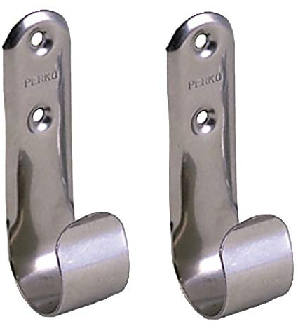 Perko Stainless Steel Boat Hook Holders - Pair