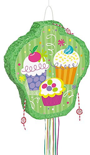 Cupcake Party Piñata, mit Zugband