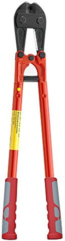 VBW 87437005 Bolzen-Bündigabschneider, Rot Lackiert, 30 Grad, 610 mm