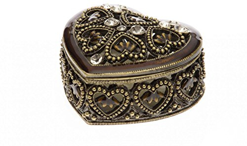 aubaho Pillendose Schmuckdose Herz Dose Pillenbox Box Dose Pille Schmuck