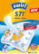 4 Swirl S71 Staubsaugerbeutel für Bosch BSG 8Pro1 999 professional von Staubbeutel-Profi®