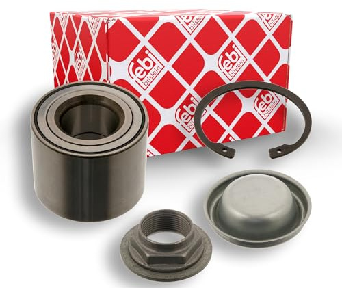 febi bilstein 40014 Wheel Bearing Kit with axle nut, circlip and dust cap, pack of one