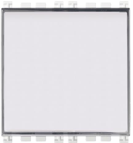 Vimar Pulsante Targhetta 1P No 10A, Bianco