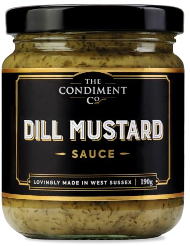The Condiment Company Dill Mustard 190g, Mustard Sauce
