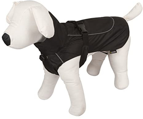 Kerbl Pet Regenmantel Forks schwarz XL, 50cm