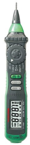 MASTECH MS8211D tipo di penna Auto fondamentale Multimetro Digitale AC / DC Tester Test diodo