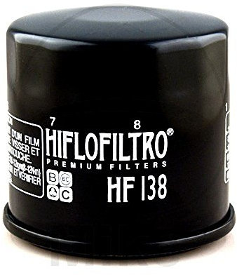 HIFLO FILTRO OLIO HF 138 MOTO