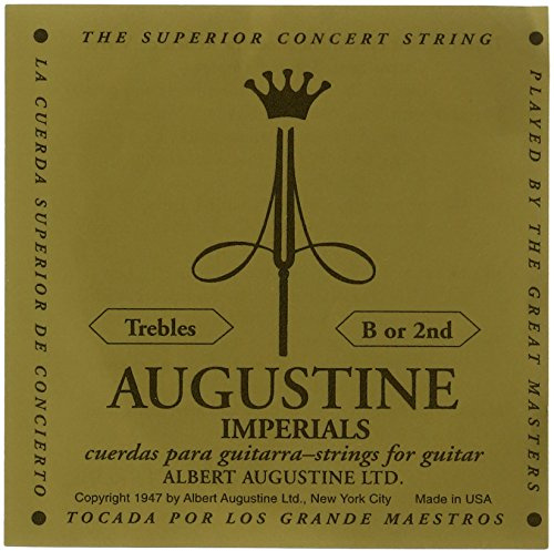 Augustine 650442 Imperial Label Single H/B2 String for Classic Guitar
