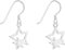 Tuscany Silver Damen-Ohrringe Double Star Drop - 8.54.0909