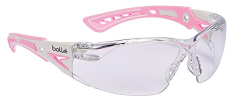 Bollé Schutzbrille Rush+ Small, 1 Stück, Einheitsgröße, weiß/rosa, RUSHPSPSIP
