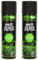 (Pack of 2) Autotek MATT BLACK 500ml Acrylic Formula Spray Paint For Plastic Metal Wood