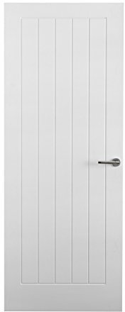 Premdor 37516 686 x 1981 x 35 mm 5-Panel Vertical Textured Interior Door