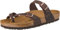 Birkenstock Mayari Greased Leather, Sandalo Unisex-Adulto, Arancione, 38 EU
