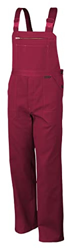 Qualitex Latzhose BW 320 g - Unisex Arbeitshose 'Favorit' - strapazierfähiger Blaumann für Männer und Frauen