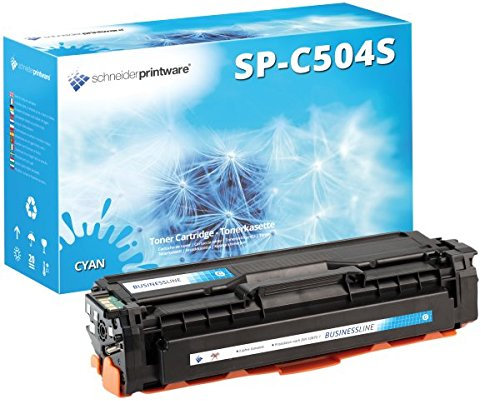 schneiderprintware Toner als Ersatz für CLT-C504S Cyan kompatibel für Samsung CLP-410 CLP-415N CLP-415NW CLX-4190 CLX-4195FN CLX-4195FW CLX-4195N