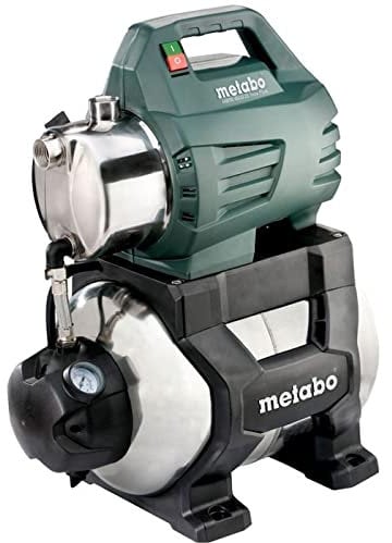 Metabo Hauswasserwerk HWW 4500/25 Inox Plus (600973000) Karton, Nennaufnahmeleistung: 1300 W, Max. Fördermenge: 4500 l/h, Max. Förderhöhe: 48 m