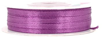 Satinband 3mm x 50m Rolle - FARBAUSWAHL in 3/6/12/18/25/38/50/75/100mm - farbecht & waschbar - Schleifenband für Hochzeit - Geschenkband zum Verpacken Dekorieren Basteln - Pflaume 473