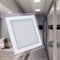 LED Panel 18W ECKIG quadratisch warmweiß Glasrand leuchtend Einbaustrahler Einbauleuchte Deckenstrahler Deckenleuchte Deckenlampe Ultraslim Slim EEK: A