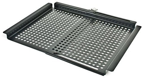 Charcoal Companion CC3010 SpaceSaver einstellbares Grill-Gitterrost, 2,59 x 40,64 x 32 cm, schwarz