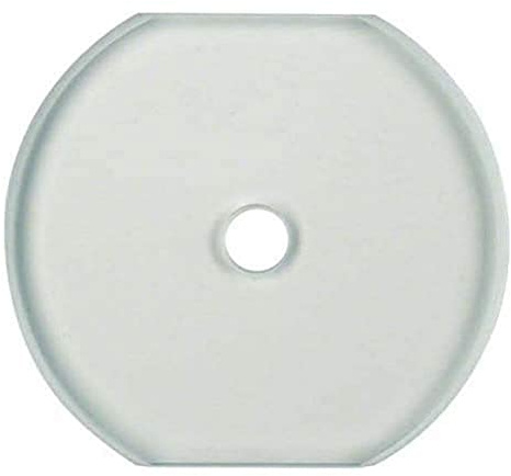 Tapa intermedia de cristal, berker serie Glas, de hager