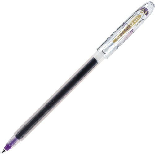 Pilot BL-SG-7-V Supergel Rollerball 0.7 mm Tip (Box of 12) - Violet