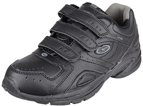 Hi-Tec Unisex Kids Xt115 Ez Jnr Fitness Shoes, Black Black Charcoal 021, 1 UK