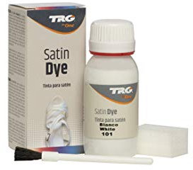 TRG The One Satin Dye, Tinta satinada para zapatos, Blanco (101 Blanco), 50 ml
