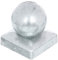 GAH-Alberts 205867 Copripalo per pali in legno, Acciaio, 90 x 90 mm, 6 pz