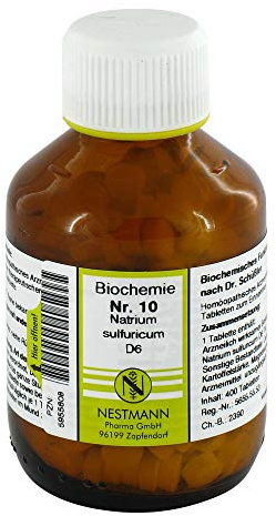 Biochemie 10 Natrium sulfuricum D 6 Tabletten, 400 St