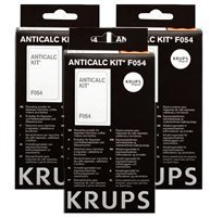 Krups F054 Anticalc Lot de 3 kits anti-calcaire pour jardin, pelouse, entretien