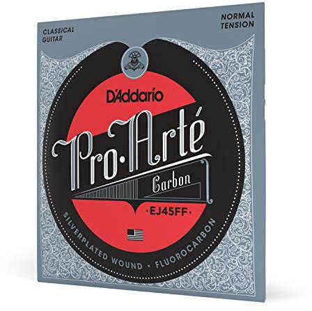 D'Addario EJ45FF Pro - Arté Carbon Classical Guitar Strings, Dynacore Basses, Normal Tension. Code. EJ