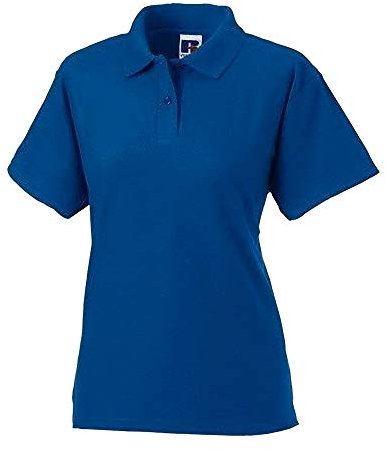 Jerzees Colours Ladies 65/35 Hard Wearing Pique Short Sleeve Polo Shirt (S) (Bright Royal)