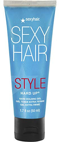 SexyHair Style Hard Up Hard Holding Gel Travel Size, 1.7 Oz | Extreme Hold | Non-Flaking Formula | All Hair Types