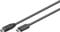goobay 67989 Sync & Charge High Speed USB-C a Mini-B 2.0 cable de carga, 0,5m