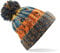 Beechfield Unisex Adults Corkscrew Knitted Pom Beanie Hat Strickmütze, Retro Blues, Einheitsgröße