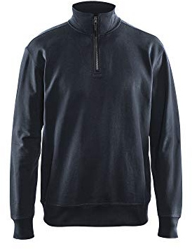 Blakläder Sweater mit 1/2-Zipper Größe