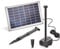 101912 Pompe solaire pour bassin de jardin 12 W avec panneau solaire 650 l/h Capacité de refoulement 1,4 m Hauteur de refoulement esotec Professional Série de produits Kit complet Fontaine de jardin