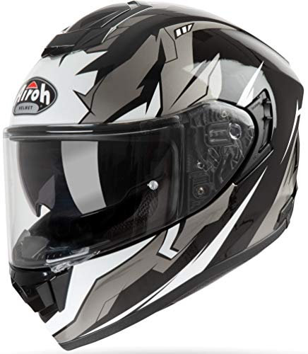 Airoh Unisex – Erwachsene ST5B16 Helmets, Weiß, L