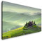 Nebel in der Toskana 120x 60cm Panorama Leinwand Bild XXL Format Wandbilder Wohnzimmer Wohnung Deko Kunstdrucke