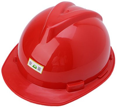 Mentin Casque de Chantier Rouge