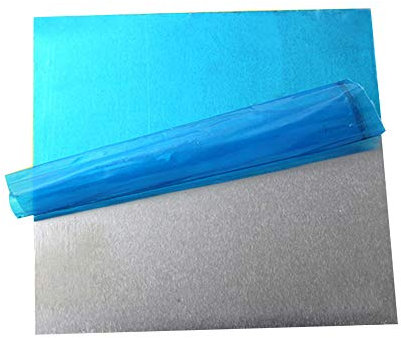 Zewoi Hoja T6 de Aluminio del Metal de la aleación de Chapa Fina para el Panel Cuadrado del Arte de soldar y Cortar,300mm x 300mm x 6mm
