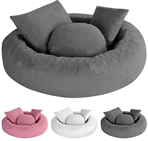 4 Stk. Neugeborene Baby Fotografie Requisiten Donut Kissen Posing Kissen Baby Korb Füller Kit Halbmond Posiert Kissen Korb Füller