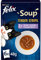 FELIX Soup Tender Strips, Suppe für Katzen, Gemischte Vielfalt, 8er Pack (8 x 6 à 48g)