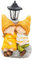 Wichtelstube-Kollektion XL Gartenfiguren Lisa und Tom mit Solarlaterne Gartendeko mit Solar LED Beleuchtung Solarfiguren Kinder Figuren außen Deko Garten