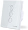 HeuxGir 86 * 86mm Interruptor de luz inteligente,Interruptor de luz táctil WiFi,con LED controlable, compatible con Alexa/Google/Smart Lif.