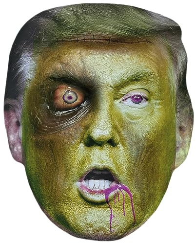 Donald Trump (Zombie 2) Maske aus Karton