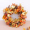 Bullpiano Herbstkranz, 45/50 cm Thanksgiving-Kränze für Haustür, Herbsternte-Kranz mit Blättern, Blumen, Kürbisse und Beeren, Thanksgiving-Dekorationen, Herbstdekorationen (A), (hanqi 15210)